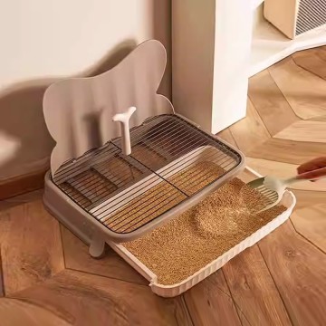 Portable Anti-Slip Wall Mounted Pet Wee Pee Pad Tray Potty Training Mesh Tray for Dogs and Cats Indoor Puppy Toilet