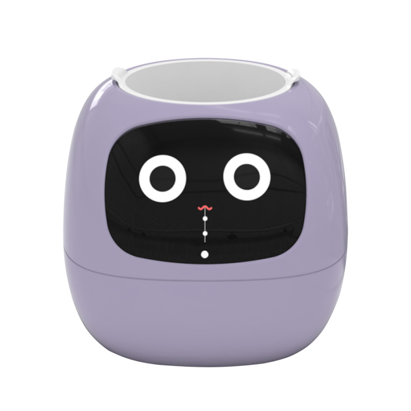 Adorable Smart Pet Planter with No MOQ Robot Guidance on Plant Care Rich Gesture Interaction Emojis for Christmas