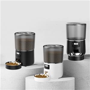 Pet Feeder Automatic 4L Remote Graffiti APP Timed Quantitative Cat and Dog Supplies WIFI Smart Feeder