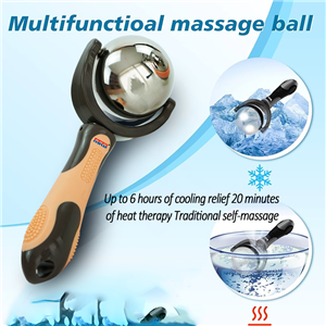 Cryo Ball Stainless Steel Ice Cold Facial Massage Roller Premium Stainless Steel Roller Ball for Optimal Comfort Effectiveness