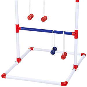 High Quality Custom Logo Wooden Ladder Toss Game Factory Promotion Wholesale Outdoor Ball Golf Ball Sport Entertainment Product