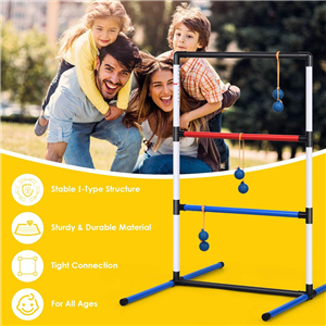 High Quality Custom Logo Wooden Ladder Toss Game Factory Promotion Wholesale Outdoor Ball Golf Ball Sport Entertainment Product