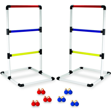 Outdoor Ladder Ball Game Set for Backyard Parties Camping & Beach Sports & Entertainment-Ladder