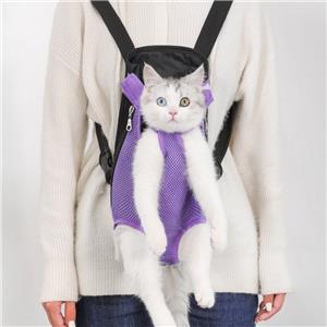 Dog Carrier Backpack Adjustable Cat Dog Front Travel Bag Legs Out Easy-fit for Traveling Hiking Camping