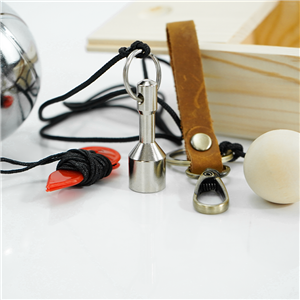 Magnetic Bocce Ball Picker Tool Kit with Measuring Rope Wooden Target Ball Set Sports & Entertainment Product