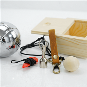 Magnetic Bocce Ball Picker Tool Kit with Measuring Rope Wooden Target Ball Set Sports & Entertainment Product