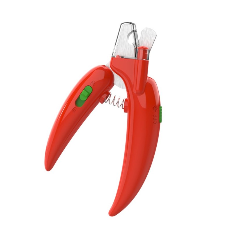 LED Light Anti-Cutting Blood Line Pet Nail Clippers Trimmers Dog Nail Clippers Cat Nail Clippers for Small Medium Pets Grooming