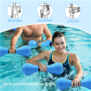 2-Piece Water Scooter for Water Aerobic Exercise Pool Resistance Swimming Training Equipment for Adults Beginners Water Fitness