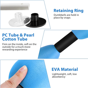 2-Piece Water Scooter for Water Aerobic Exercise Pool Resistance Swimming Training Equipment for Adults Beginners Water Fitness