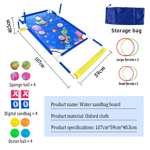 Bean Bag Toss Game Cornhole Set for Kids Aged 3+ Outdoor Sports Entertainment Toys for Lawn Party Family Gathering Great for