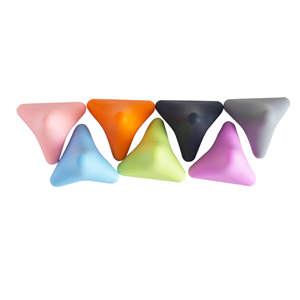 Silicone Acupressure Fascia Ball Four-Corner Plantar Massage Roller for Deep Relaxation Yoga Muscle Relief for Foot Waist Hand