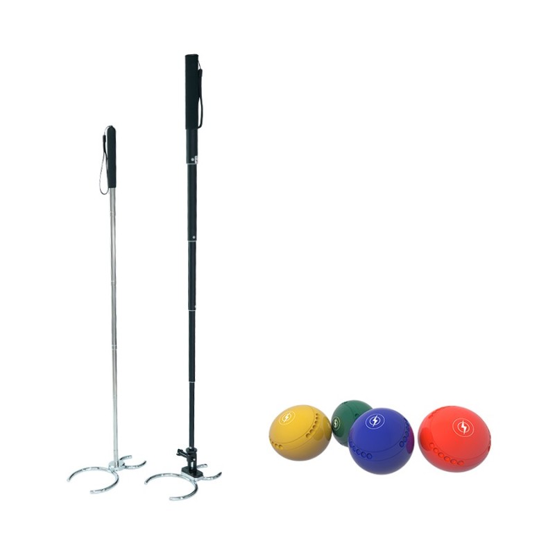 High - Efficiency Dual - Size Ball Picker for Lawn Bowls, Petanque & Target Balls | 41.3