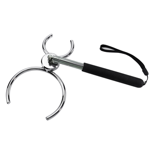 Efficient Stainless Steel Bocce Ball Picker - Retractable 20 - 83cm - Dual - Size Forks for Quick & Easy Ball Retrieval