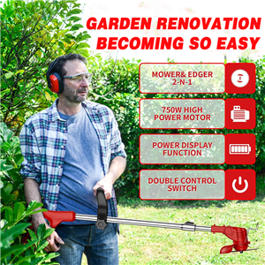 Electric Retractable Lawn Mower with Premium Plastic, Steel/Aluminum Tube and Motor - Ultra - Light at 1.8kg for Easy Handling