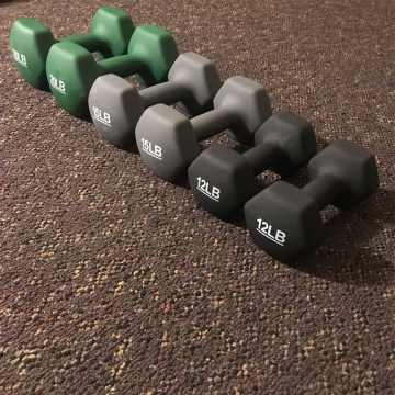 Factory Price Custom kg Women Use Oem Free Weight Fitness Gym Colored Pvc Coating Vinyl Dipping Hexagon Hex Dumbbell