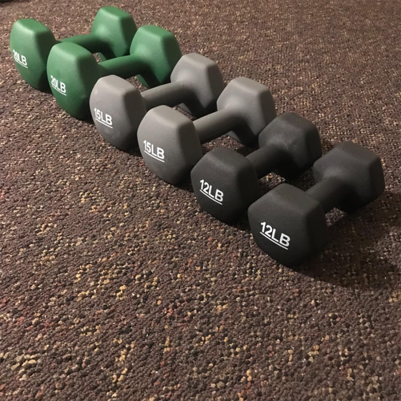 Factory Price Custom kg Women Use Oem Free Weight Fitness Gym Colored Pvc Coating Vinyl Dipping Hexagon Hex Dumbbell