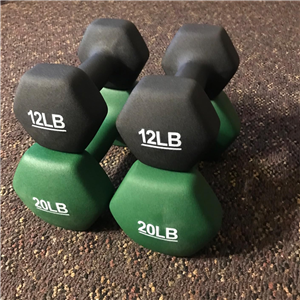 Factory Price Custom kg Women Use Oem Free Weight Fitness Gym Colored Pvc Coating Vinyl Dipping Hexagon Hex Dumbbell