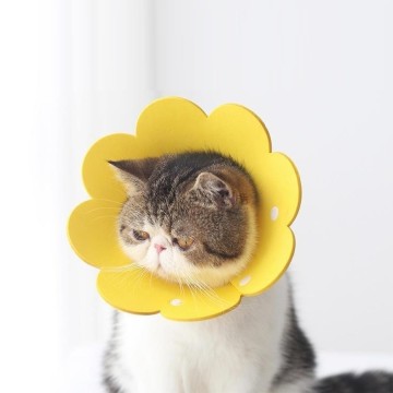 Adjustable Post Surgery Recovery Collar for Dogs and Cats Anti-Bite Neck Cone with Loop Protective Pet Harness for Recovery