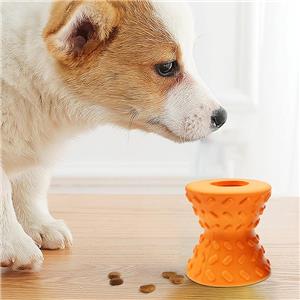 Durable Non - toxic Anti - bite Dog Toys for Aggressive Chewers Promote Oral Care and Mental Health with Food Dispensing Function