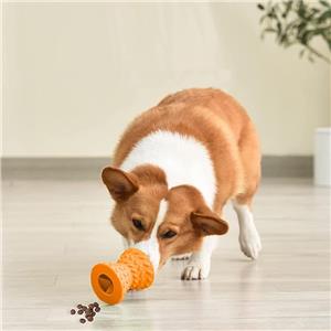 Durable Non - toxic Anti - bite Dog Toys for Aggressive Chewers Promote Oral Care and Mental Health with Food Dispensing Function