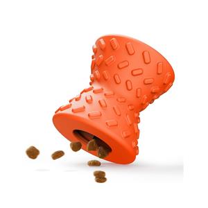 Durable Non - toxic Anti - bite Dog Toys for Aggressive Chewers Promote Oral Care and Mental Health with Food Dispensing Function