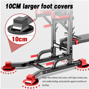 Multifunction Power Tower Dip Stand 500 lbs Capacity Fully Welded Adjustable Pull-Up Station for Home Gym