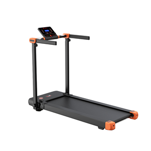 Super Quiet Treadmill for Small Space Detachable Strength Training Rack 15mm Thickness Soft Runway Fitness Machine