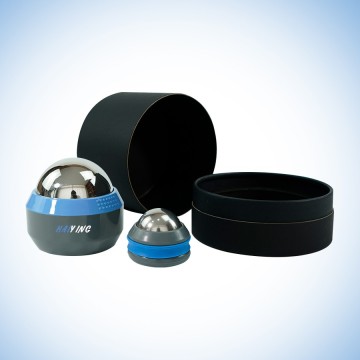 2 Sizes Sports Deep Tissue Massage Ball Set 32mm for Puffy Eyes Migraines 60mm for Back Pain Muscle Spasms Plantar Fasciitis