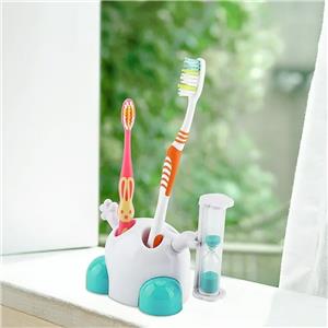 New SandTimer Hourglass Design Toothbrush Rack Holder Sandglass Rack Hold Toothbrush Holder Timer Bathroom Products