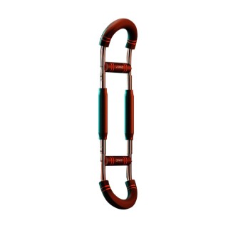 Portable Home Fitness Equipment Adjustable Spring Exercise Bar Upgraded 2-in-1 Twist Arm Exerciser for Chest Power Wrists