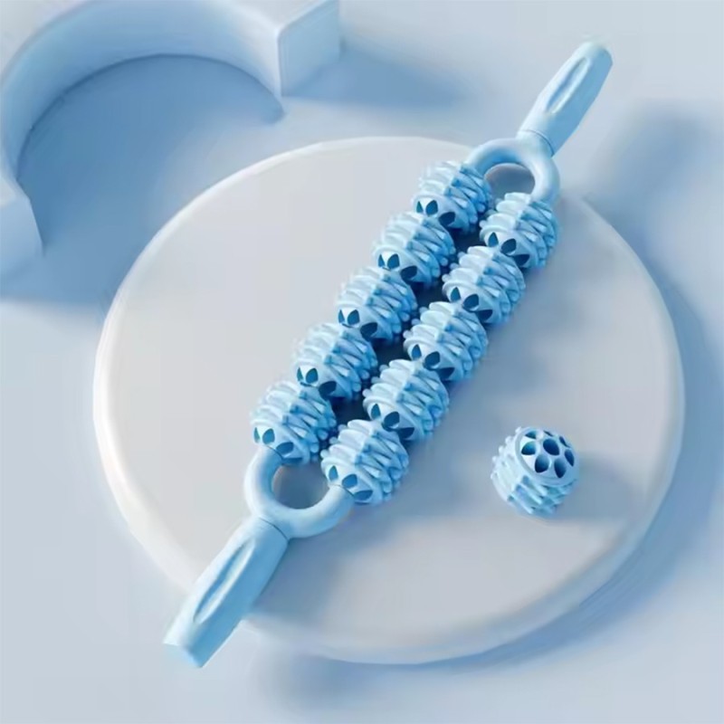 Muscle Roller Stick Liposuction Massage Roller for Lymphatic Drainage Relief Muscle Soreness Trigger Points Support Tool Yoga