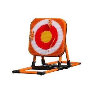 Adults & Kids Outdoor/Indoor Fun Set 8 Plastic Hatchets Ninja Stars Bristle Dart Board-Throwing Game for Backyard Entertainment