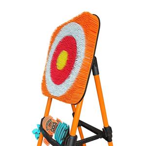 Adults & Kids Outdoor/Indoor Fun Set 8 Plastic Hatchets Ninja Stars Bristle Dart Board-Throwing Game for Backyard Entertainment