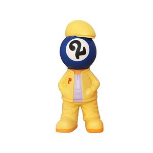 Custom Cartoon Character Fiberglass Sculpture Resin Figures Eight Black Billiard Figures for Club Decorations Christmas Weddings