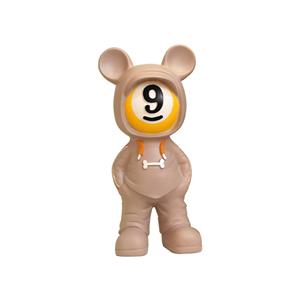 Custom Cartoon Character Fiberglass Sculpture Resin Figures Eight Black Billiard Figures for Club Decorations Christmas Weddings