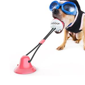 Dog Interactive Movement Toy Tug War Style Rope Suction Cup Large Aggressive Chewers Puppy Wear-Resistant Pull Teeth-Cleaning