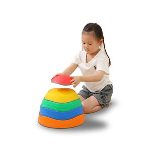 Children's Plastic Half Ball Balance Training Sensory Integration Exercise for Preschoolers for Daycare & Trampoline Park