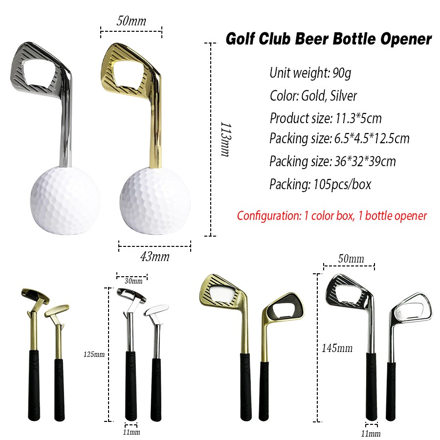 Golf Club Bottle Opener