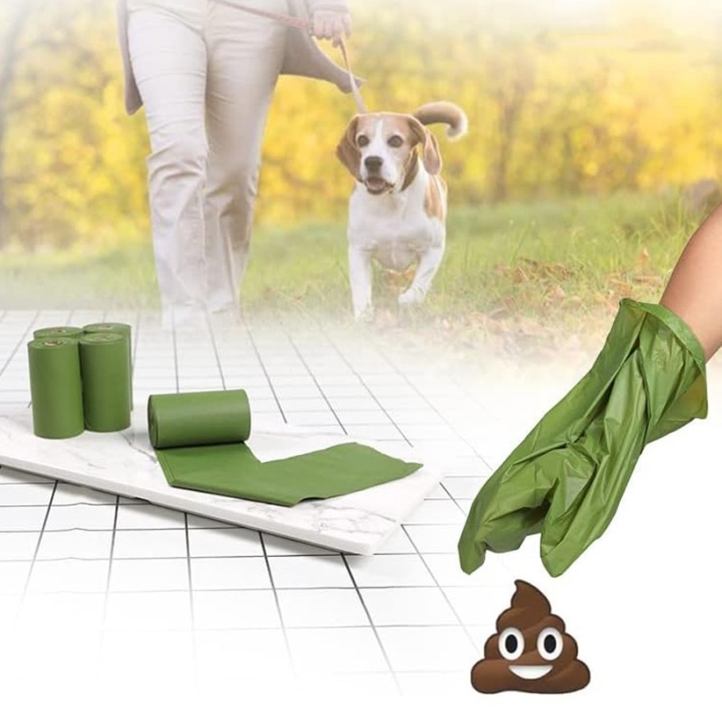 Custom 100% Recyclable Biodegradable Compostable Pet Waste Dog Poop Excrement Bags Eco-Friendly Corn Starch Private Label