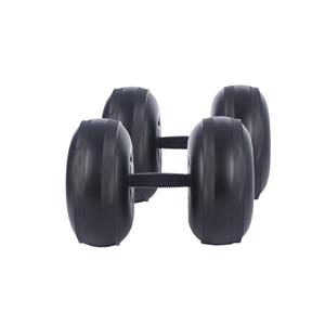 High Quality Portable PE Material Water Bottle Dumbbell for Fitness