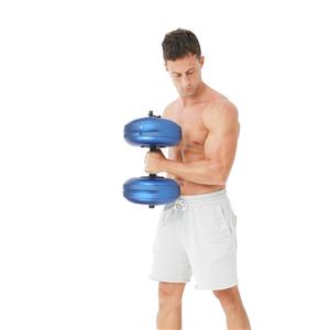 High Quality Portable PE Material Water Bottle Dumbbell for Fitness