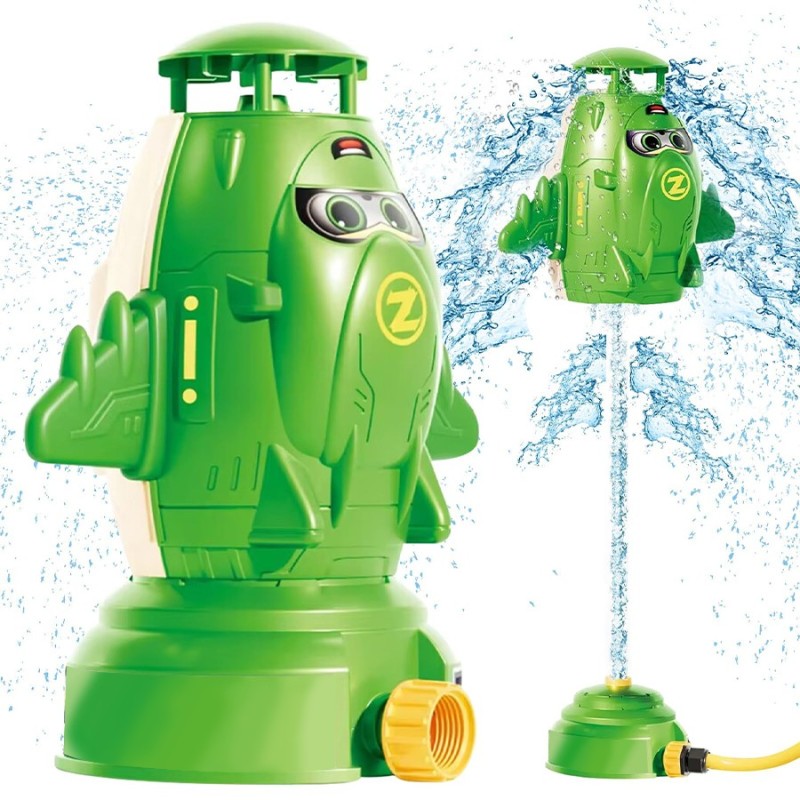 Outdoor Water Pressure Lift Sprinkler Fun Interactive Rocket Launcher Toys for Kids Garden Lawn Water Spray Promotional Toy