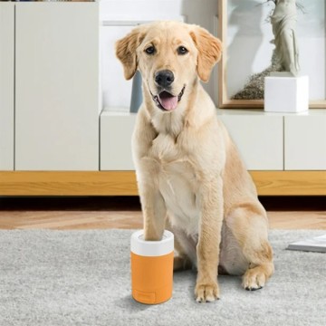 Customizable Logo Portable Pet Cleaning Paw Cleaner Small and Medium Sized Dog Foot Washer Made of Durable Plastic