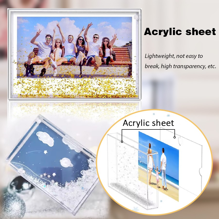 Liquid Glitter Photo Frame