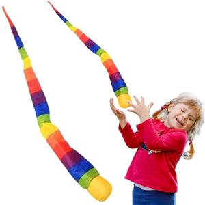 Tail Ball Rainbow Comet Lightweight Safe Eco-Friendly Fabric Sandbags for Sensory Training Soft Meteor Ball Sports Entertainment