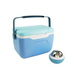 Portable Manual Massager Tool with Massage Ball Cold Roller Therapy for Back Leg Muscles Muscle Relaxation Ice Pack Cooler Box