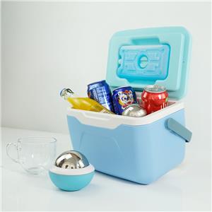 Portable Manual Massager Tool with Massage Ball Cold Roller Therapy for Back Leg Muscles Muscle Relaxation Ice Pack Cooler Box