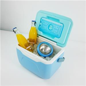 Portable Manual Massager Tool with Massage Ball Cold Roller Therapy for Back Leg Muscles Muscle Relaxation Ice Pack Cooler Box