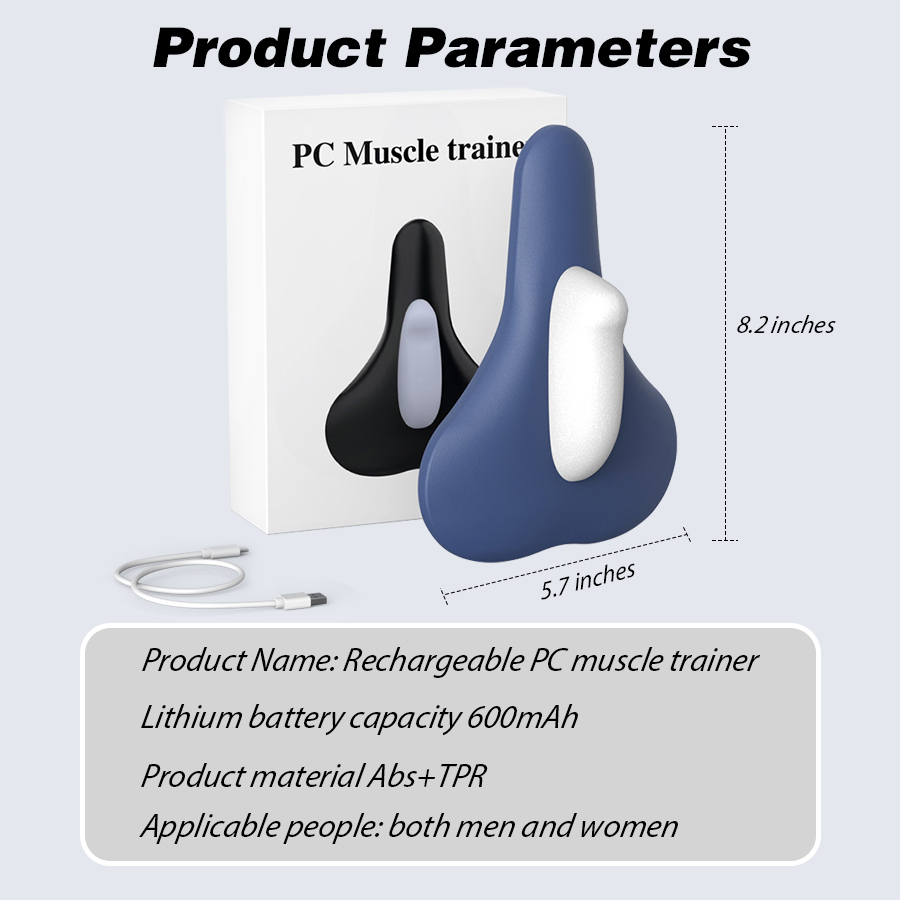 USB Charging Electric Pelvic Floor Muscle Trainer Sports Taper for Bladder Control Yoga & Pilates Recommended by Doctors