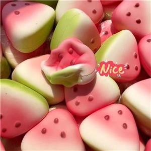 Hot Sale Kawaii Watermelon Squishies Soft Slow Rising Food Squeeze Toys for Stress Relief New Promotional Items